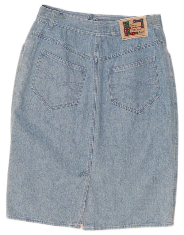 Женская джинсовая юбка Persona, размер 21, средний W30, синяя, хлопок