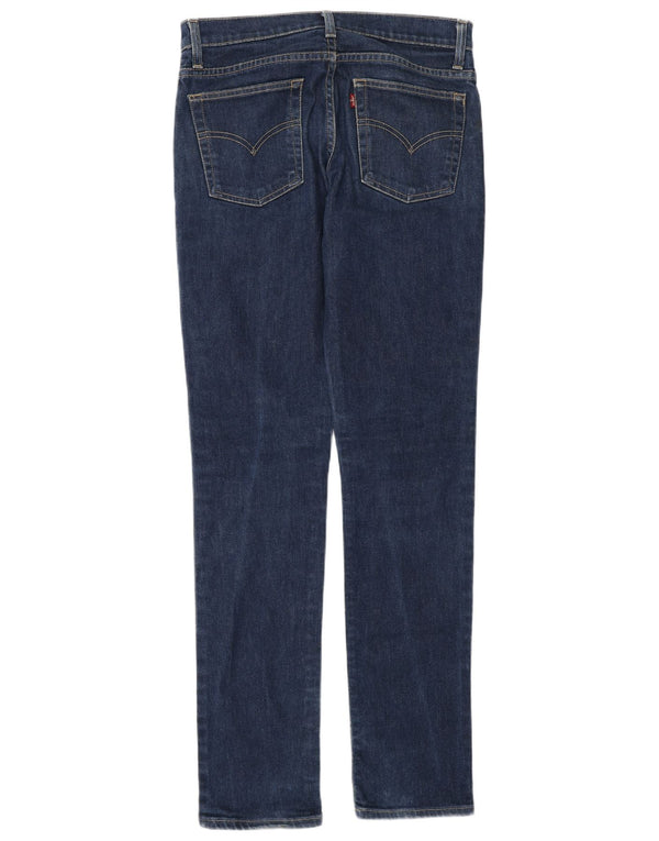 Женские узкие джинсы Levi's W28 L34, темно-синий, хлопок