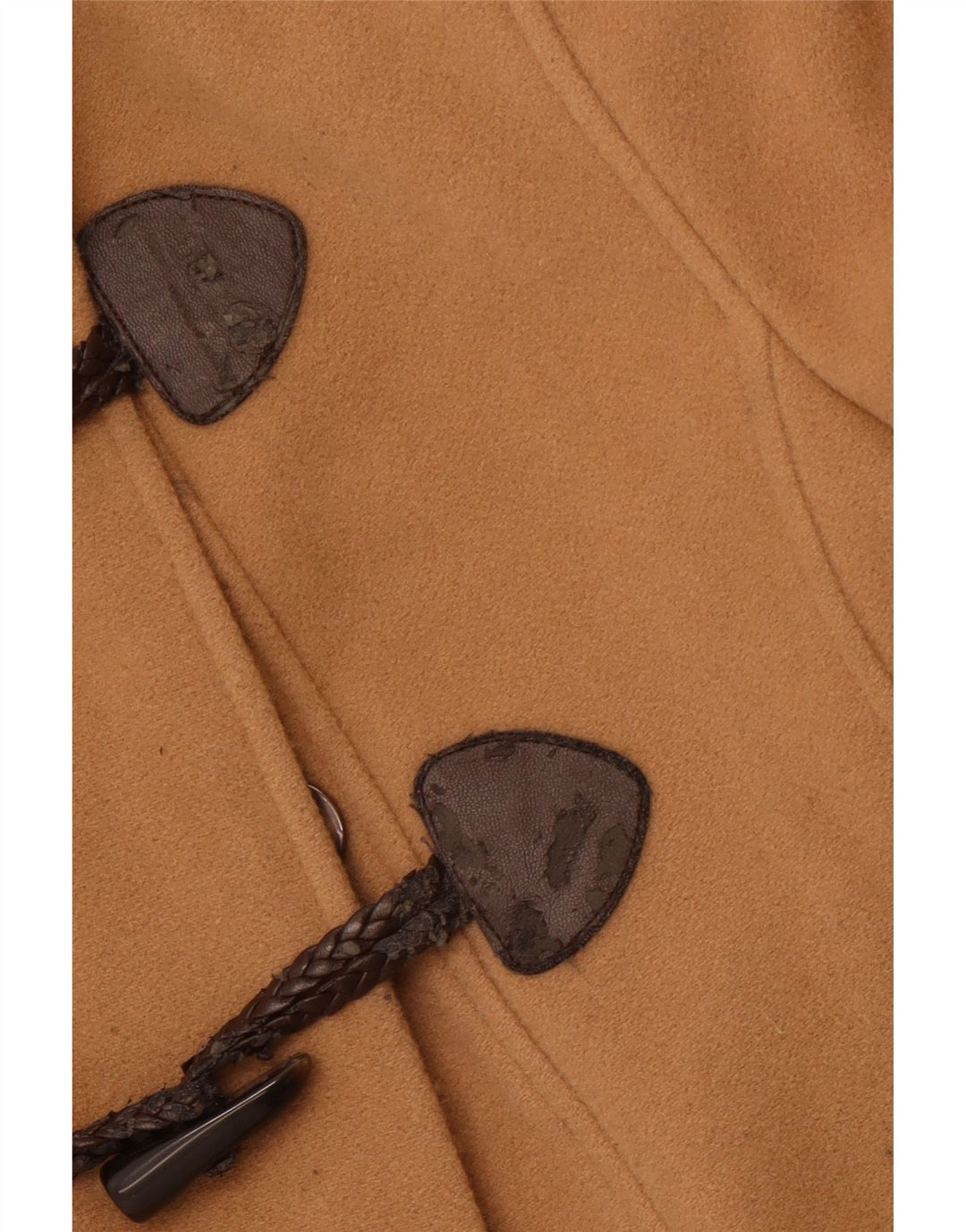 LAURA ASHLEY Женская дафлкот с капюшоном в стиле милитари, Великобритания 14, большая коричневая шерсть