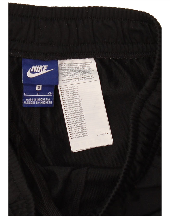 Мужские спортивные брюки Nike, маленькие черные брюки из полиэстера