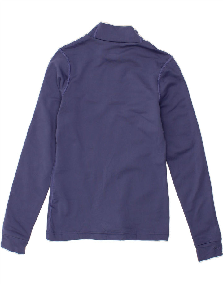 NIKE Womens Top Long Sleeve US 4/6 Small Purple Polyester Vintage Nike and Second-Hand Nike from Messina Hembry 