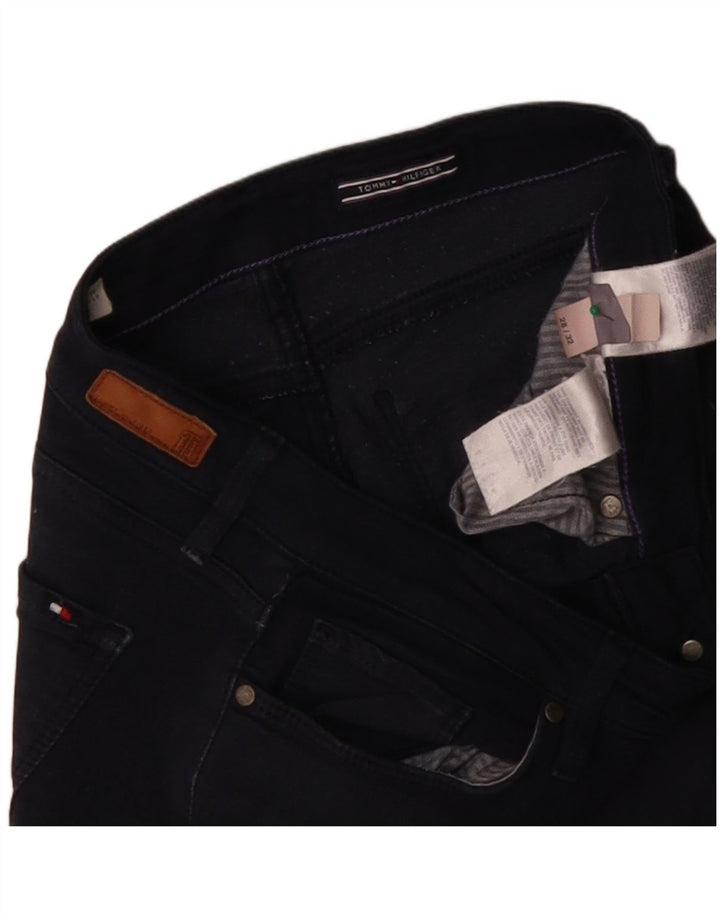 Женские джинсы скинни TOMMY HILFIGER Como LW W28 L32 Темно-синие, хлопок