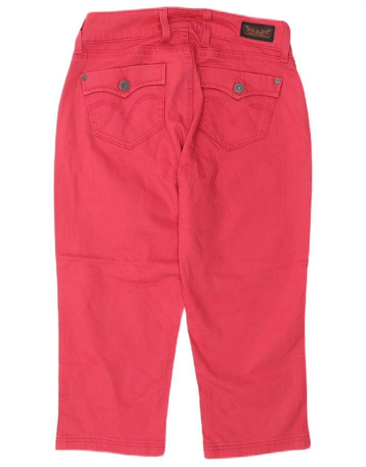 Женские джинсы-капри Levi's США 4, маленькие W27 L20, розовый хлопок