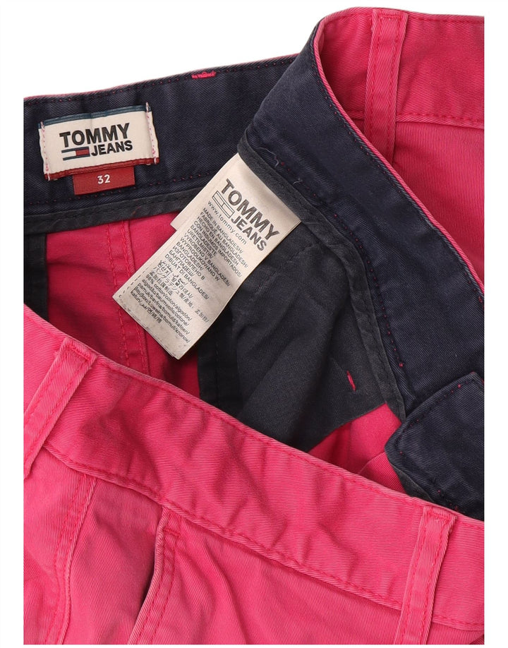 Мужские шорты чинос Tommy Hilfiger W32, хлопковый цвет среднего розового цвета