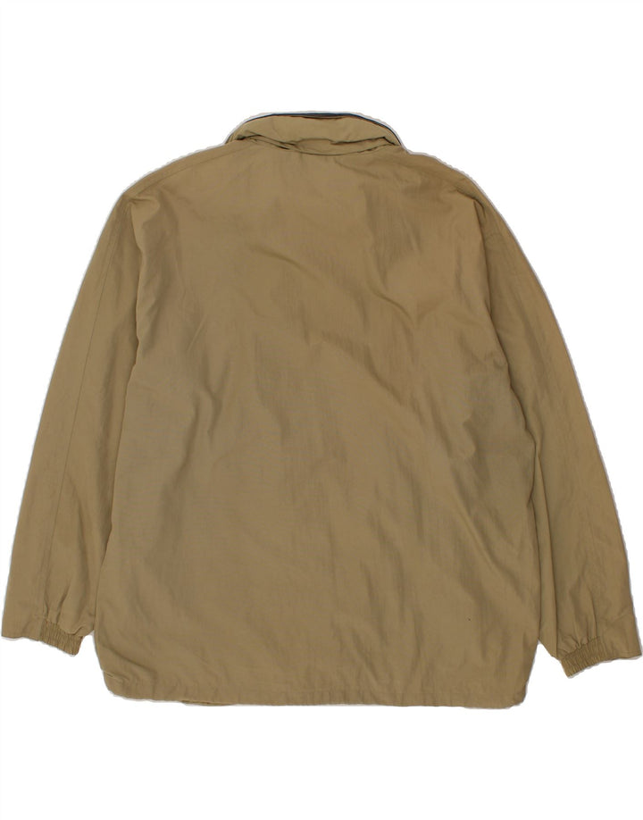 DIADORA Mens Hooded Rain Jacket UK 40 Large Beige Polyamide Vintage Diadora and Second-Hand Diadora from Messina Hembry 