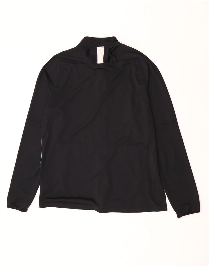 Мужская спортивная куртка Nike Dri Fit XL, черный полиэстер с цветными блоками