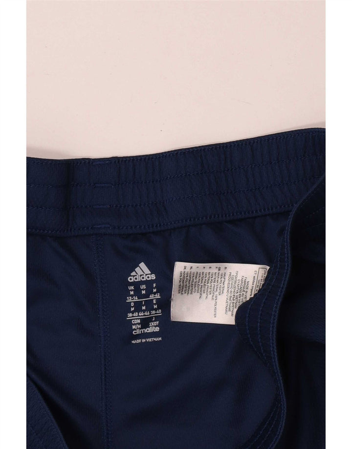 Женские спортивные шорты Adidas Climalite UK 12/14, средний темно-синий полиэстер