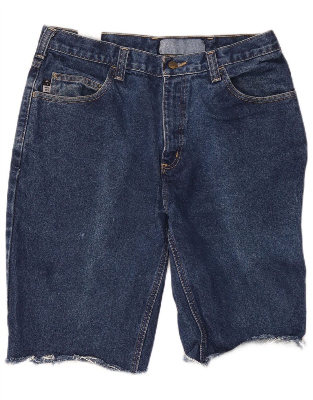 Мужские джинсовые шорты Carhartt W34, большие синие, хлопок