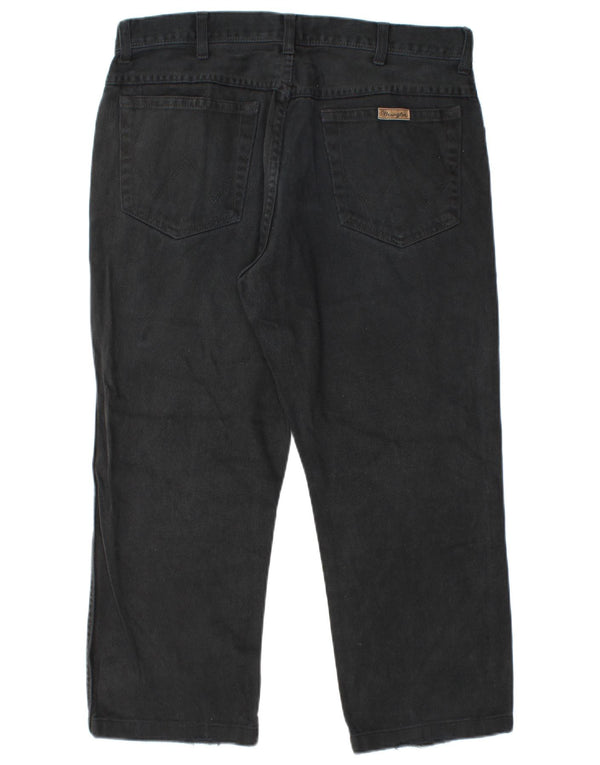 Мужские укороченные джинсы стандартного кроя Wrangler W36 L24, черный хлопок