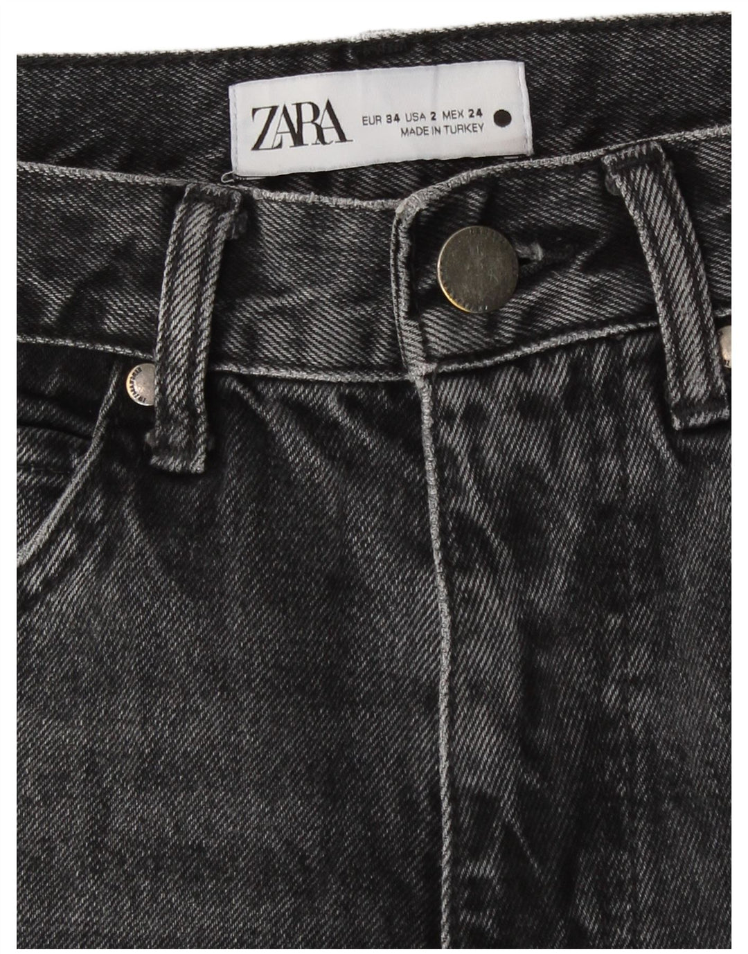 Женские джинсы Bootcut Zara EU 34 2XS W24 L30 Серые