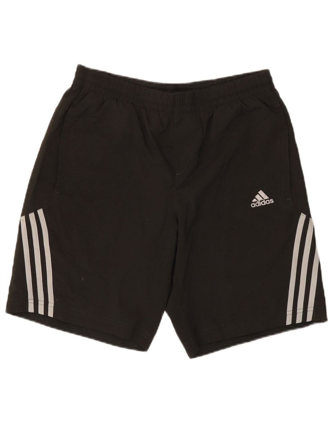 Мужские спортивные шорты Adidas Clima 365, маленькие черные, полиэстер с цветными блоками