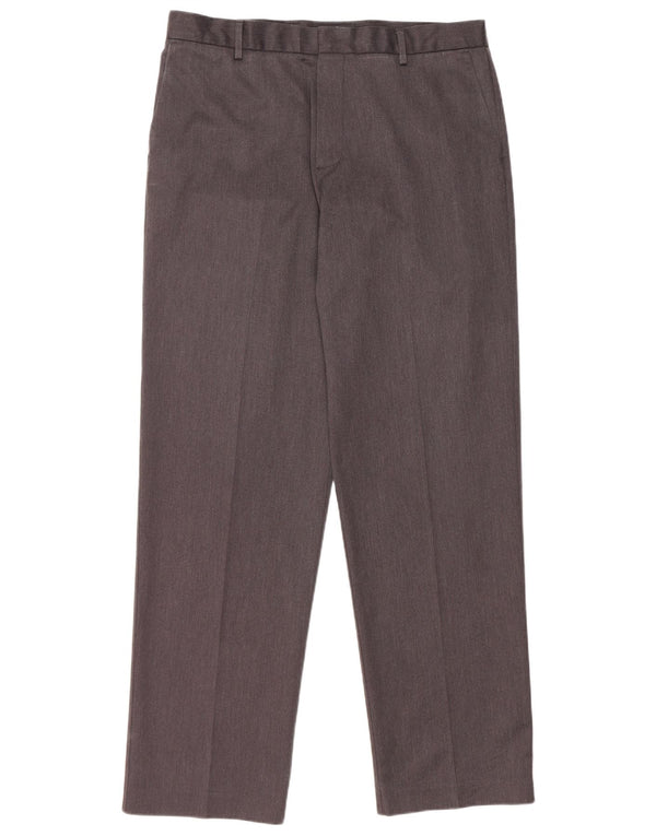 Мужские прямые брюки-чиносы Dockers классического кроя W36 L34 серого цвета, хлопок