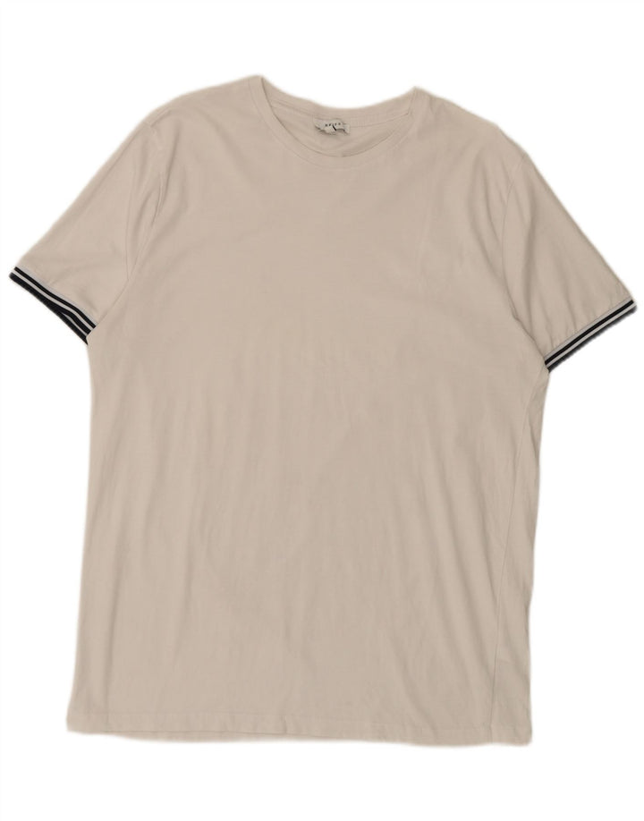 Мужская футболка Reiss Top XL, белый хлопок