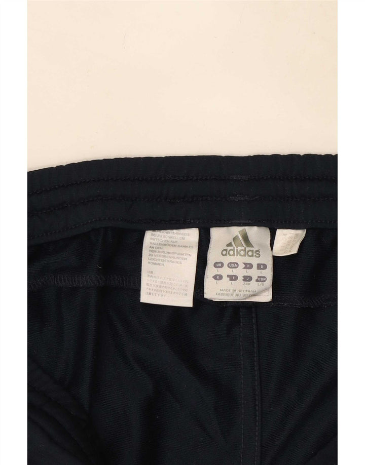 Мужские спортивные брюки Adidas, большие темно-синие, полиэстер