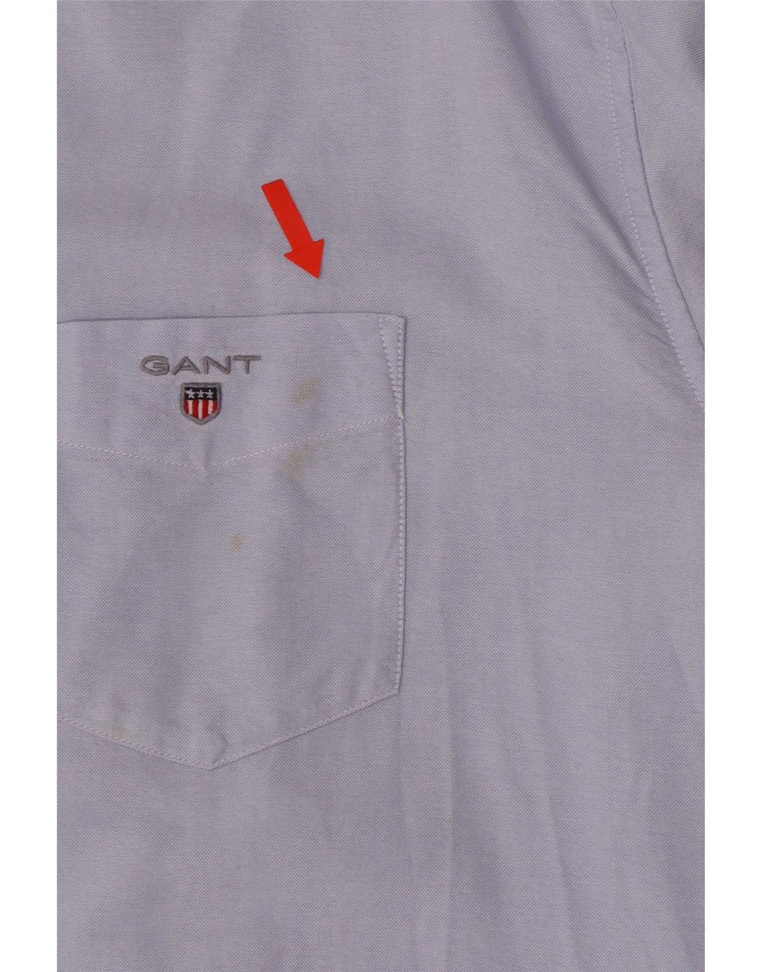 Мужская рубашка стандартного кроя Gant, размер 17 1/2 XL, синяя, хлопковая