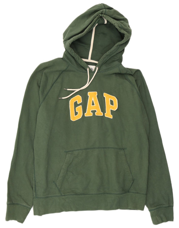 Мужской джемпер с капюшоном Gap XL, зеленый хлопок