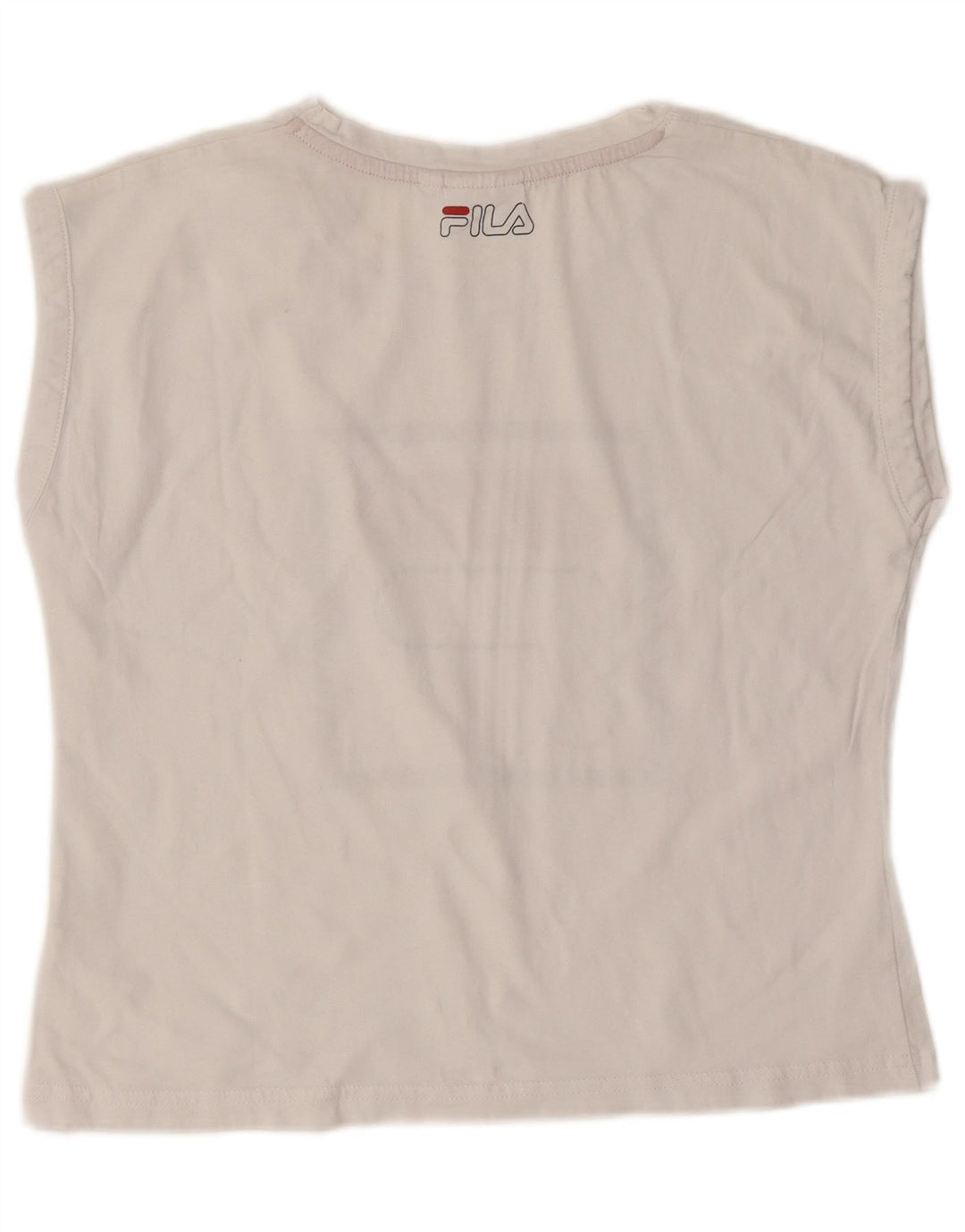 Женская футболка с рисунком Fila Top UK 10, маленькая белая