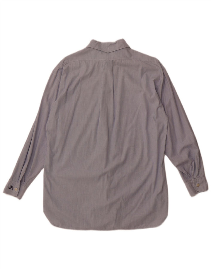 Женская рубашка Emporio Armani IT 42, хлопковая синяя клетка среднего размера