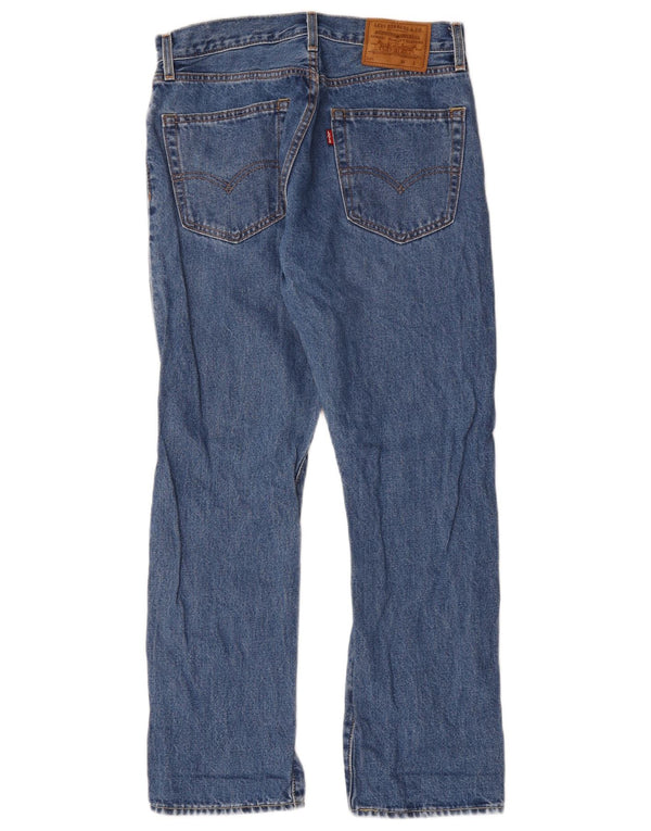 Мужские прямые джинсы Levi's W29 L30 синие, хлопок