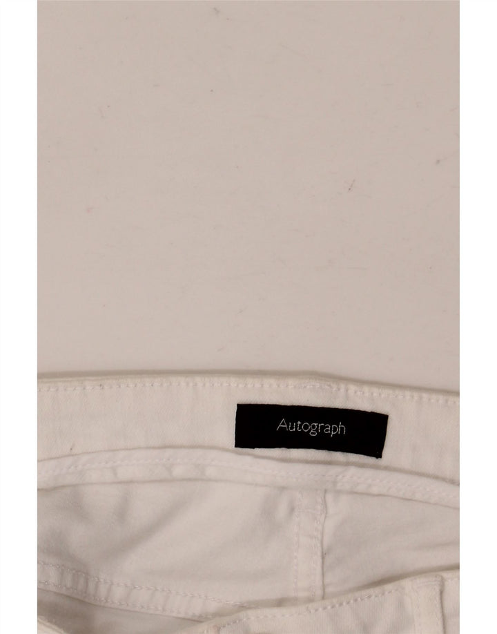 Женские джинсы скинни MARKS & SPENCER с автографом W34 L28 белые