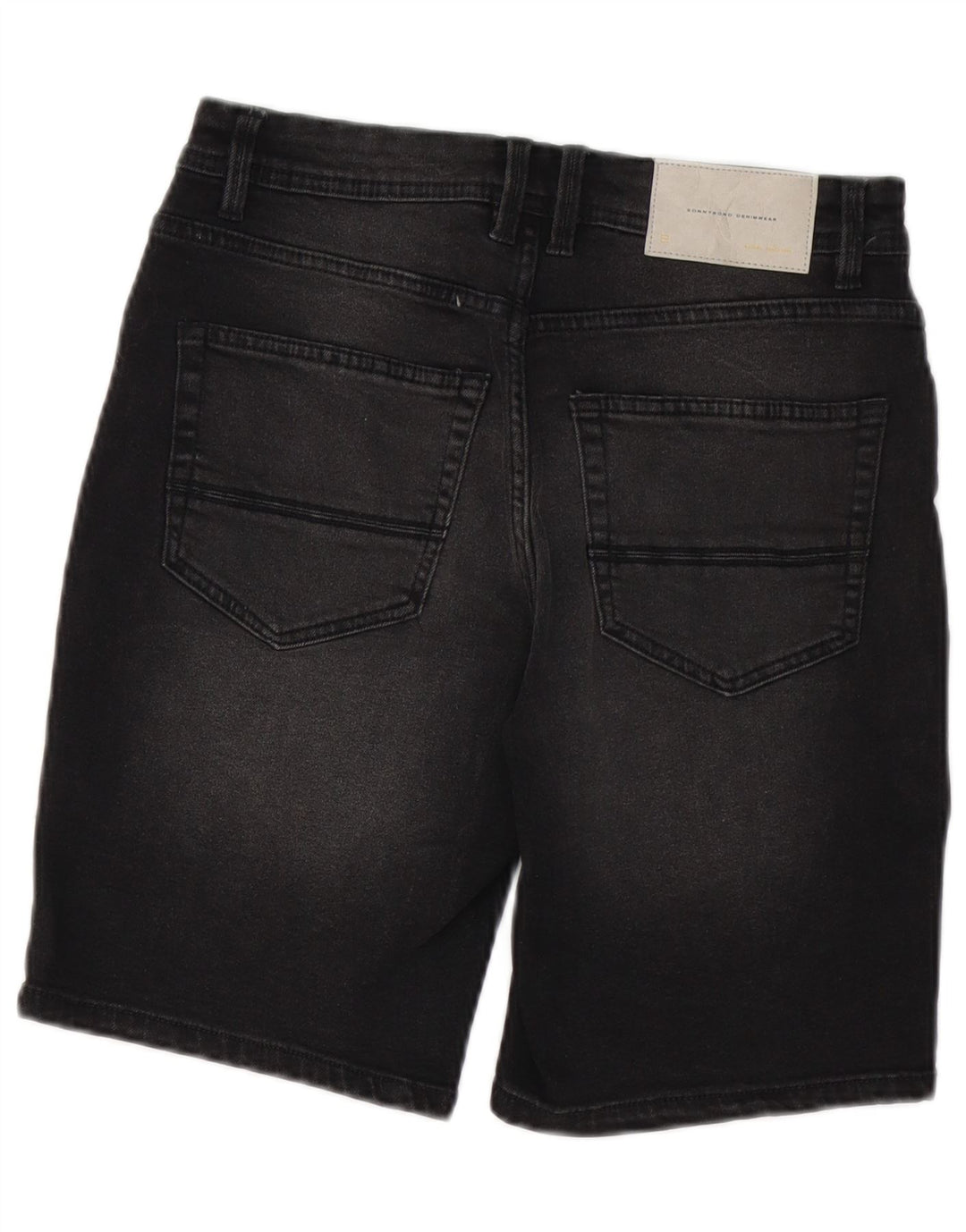 SONNY BONO Женские джинсовые шорты IT 44 Medium W29 Черный хлопок