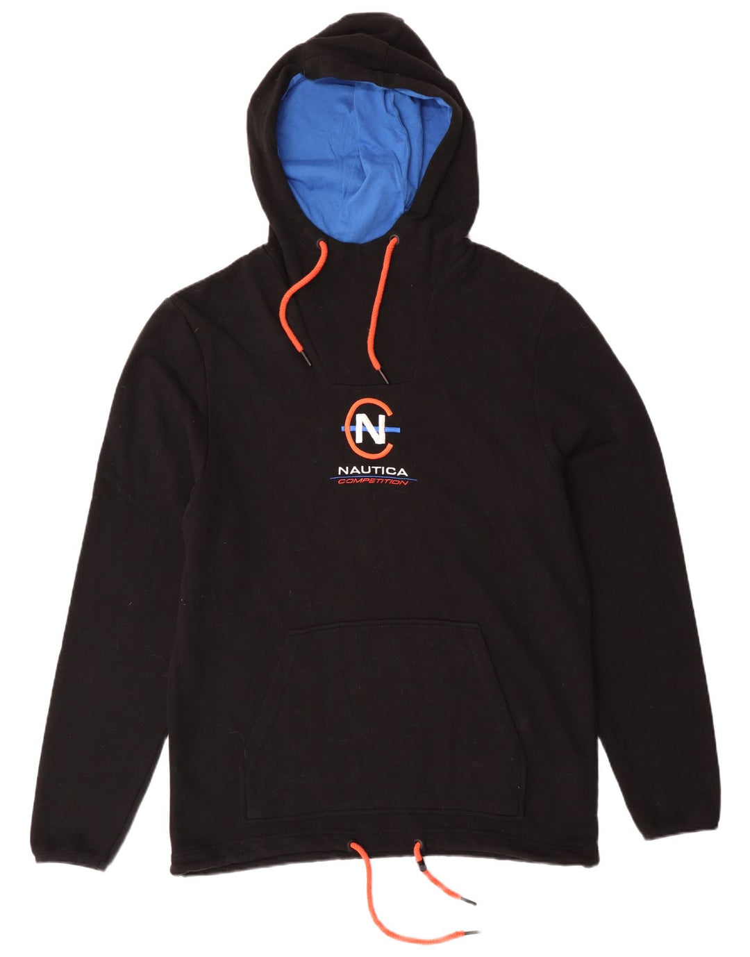 Мужской джемпер с капюшоном NAUTICA, большой черный, хлопковый