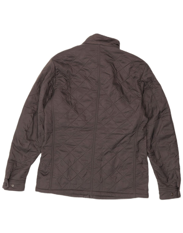 Мужская стеганая куртка Barbour UK 40, большая серая, полиамид