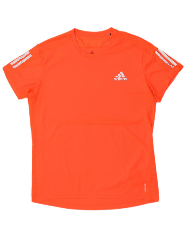 Adidas Мужская футболка Aeroready Верх среднего оранжевого цвета из полиэстера