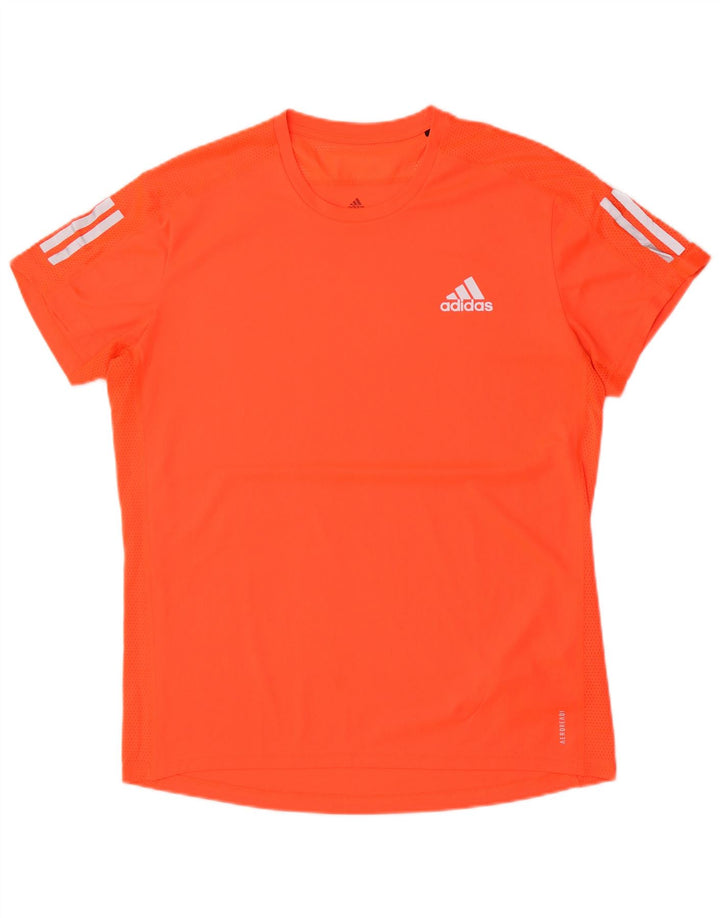 Adidas Мужская футболка Aeroready Верх среднего оранжевого цвета из полиэстера