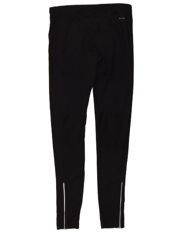 Женские леггинсы Nike Dri Fit UK 10, маленькие черные