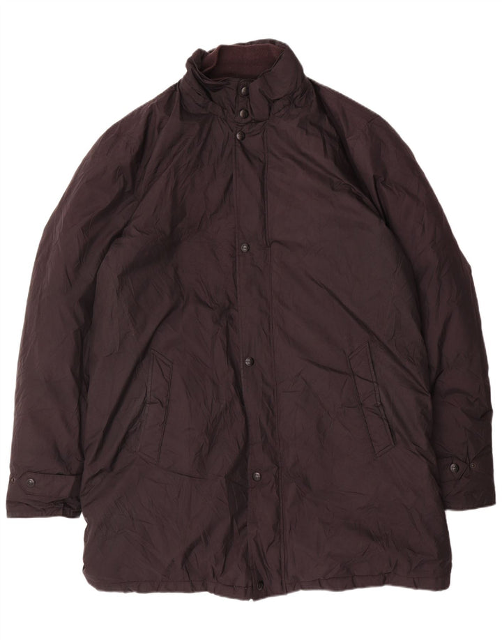 Мужское стеганое пальто Massimo Dutti UK 44 2XL, черный полиэстер