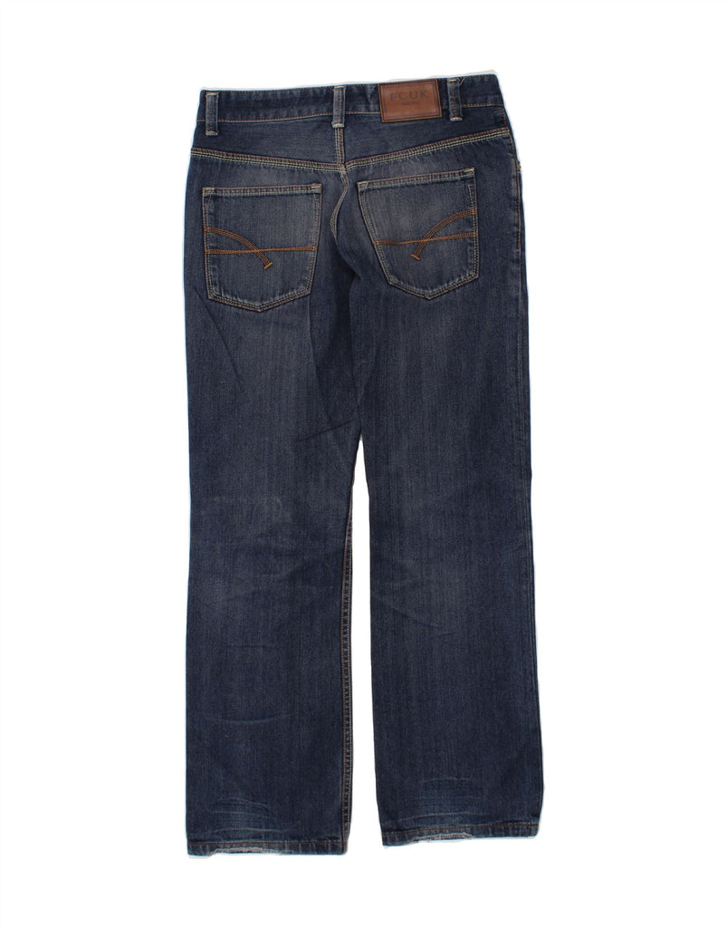 FCUK Mens Straight Jeans W30 L32 Blue Cotton Vintage Fcuk and Second-Hand Fcuk from Messina Hembry 