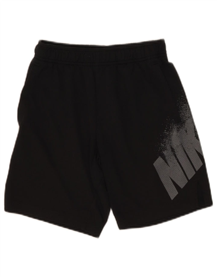 Спортивные шорты Nike Dri Fit с графическим рисунком для мальчиков, 8–9 лет, маленькие черные полиэстер