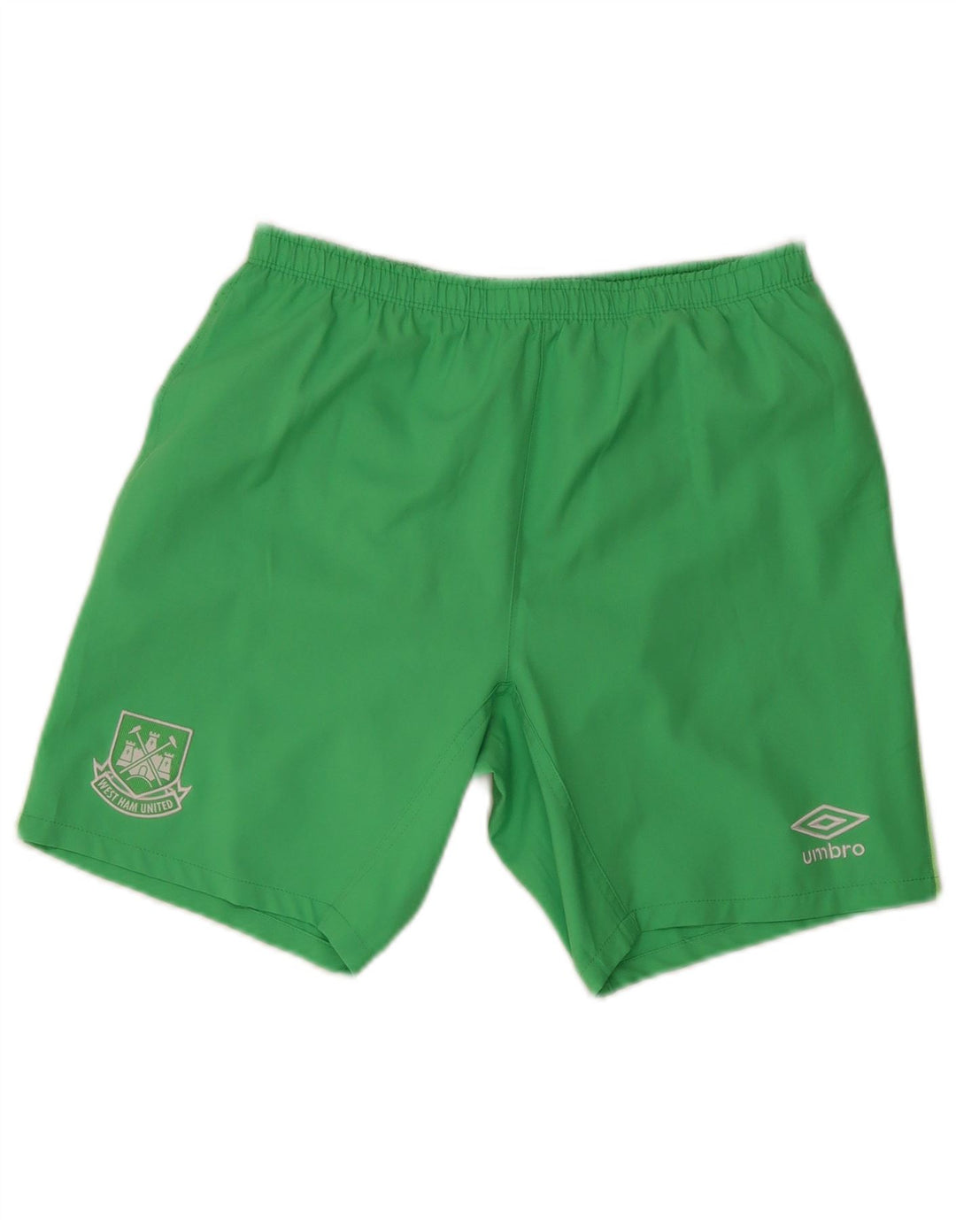 Мужские спортивные шорты Umbro West Ham United, маленький зеленый полиэстер