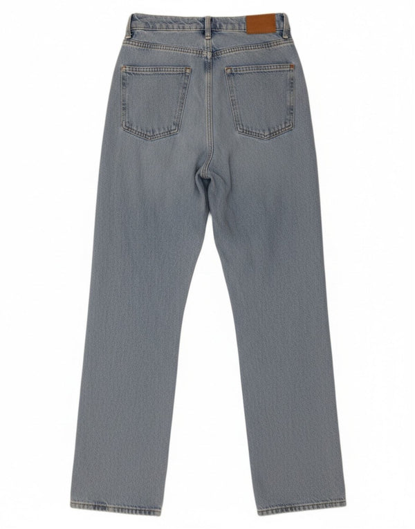 Женские широкие джинсы с завышенной талией Zara EU 32 2XS W22 L29 синие