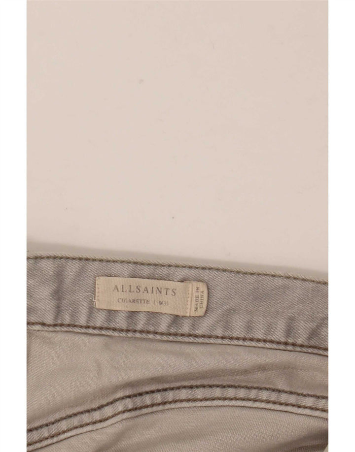 Мужские джинсы скинни All Saints W35 L31 серые