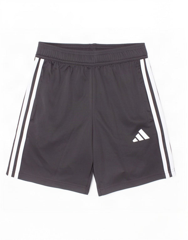Спортивные шорты Adidas для мальчиков 11-12 лет, черный полиэстер