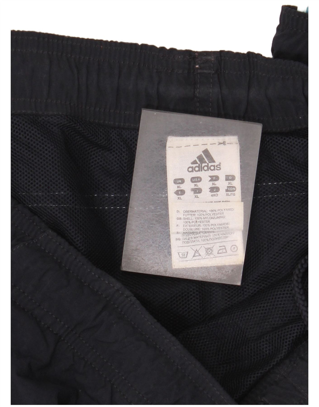 Мужские шорты для плавания Adidas XL темно-синие из полиамида