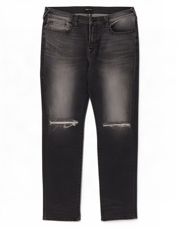 Мужские джинсы скинни свободного покроя True Religion Rocco W36 L30, черные