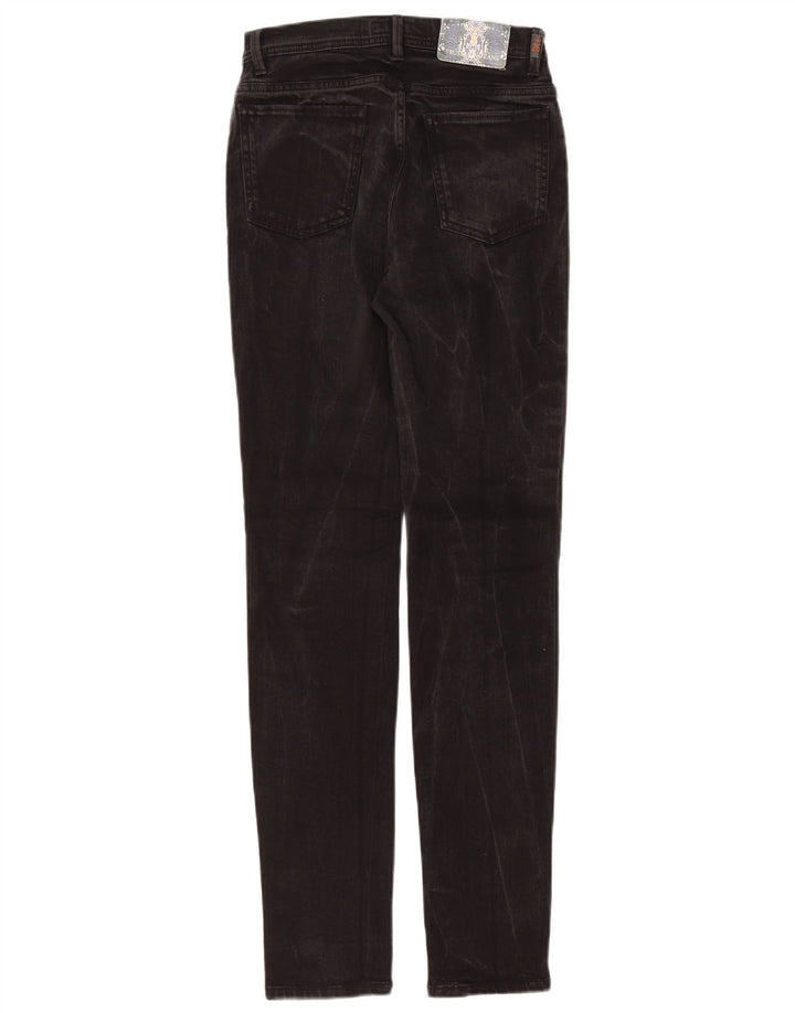 Женские прямые джинсы Trussardi W26 L31, черный хлопок