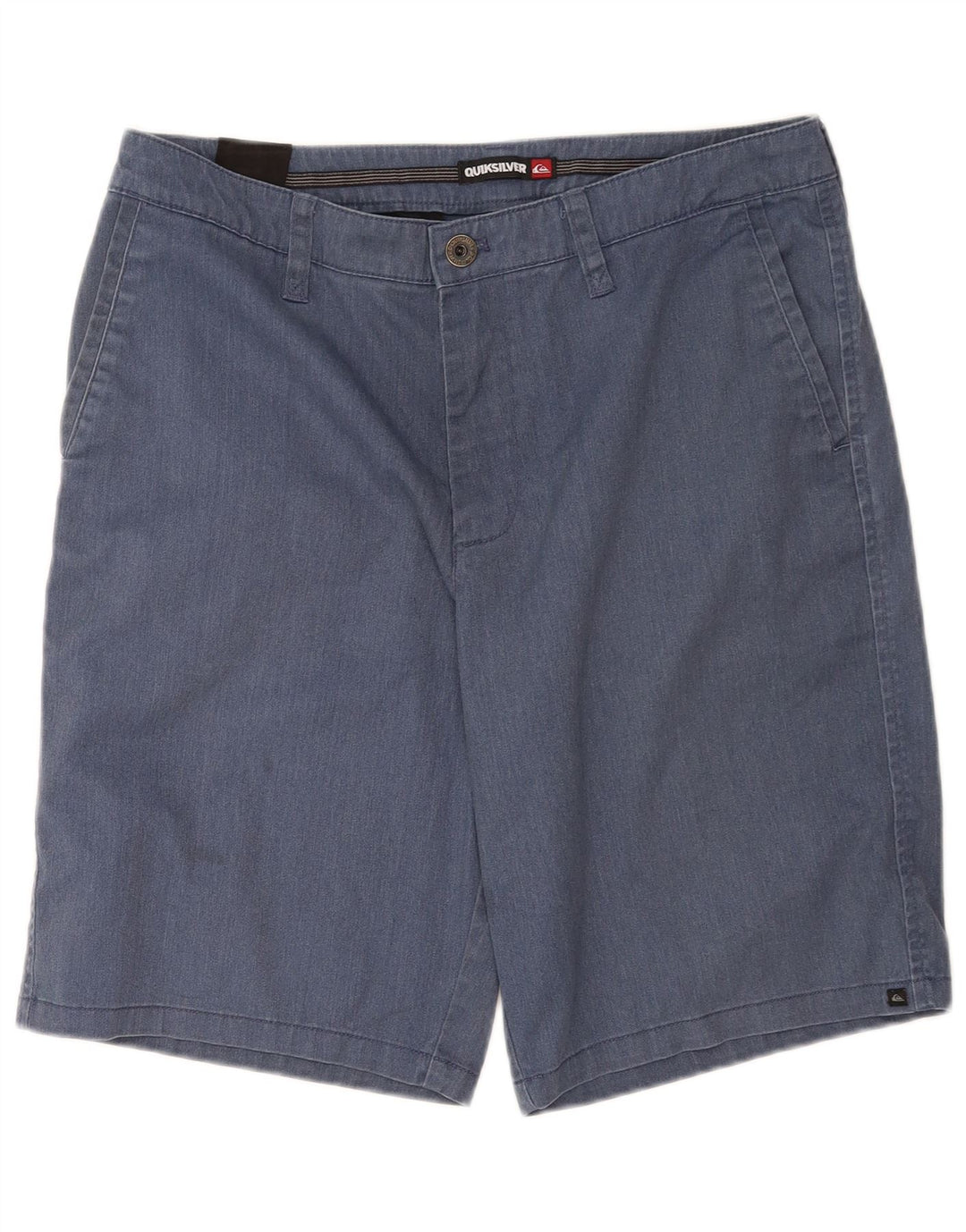 Мужские шорты чинос Quiksilver W33, средний синий хлопок, хлопок
