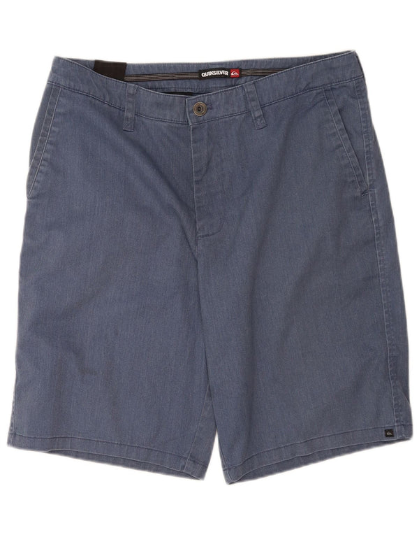 Мужские шорты чинос Quiksilver W33, средний синий хлопок, хлопок