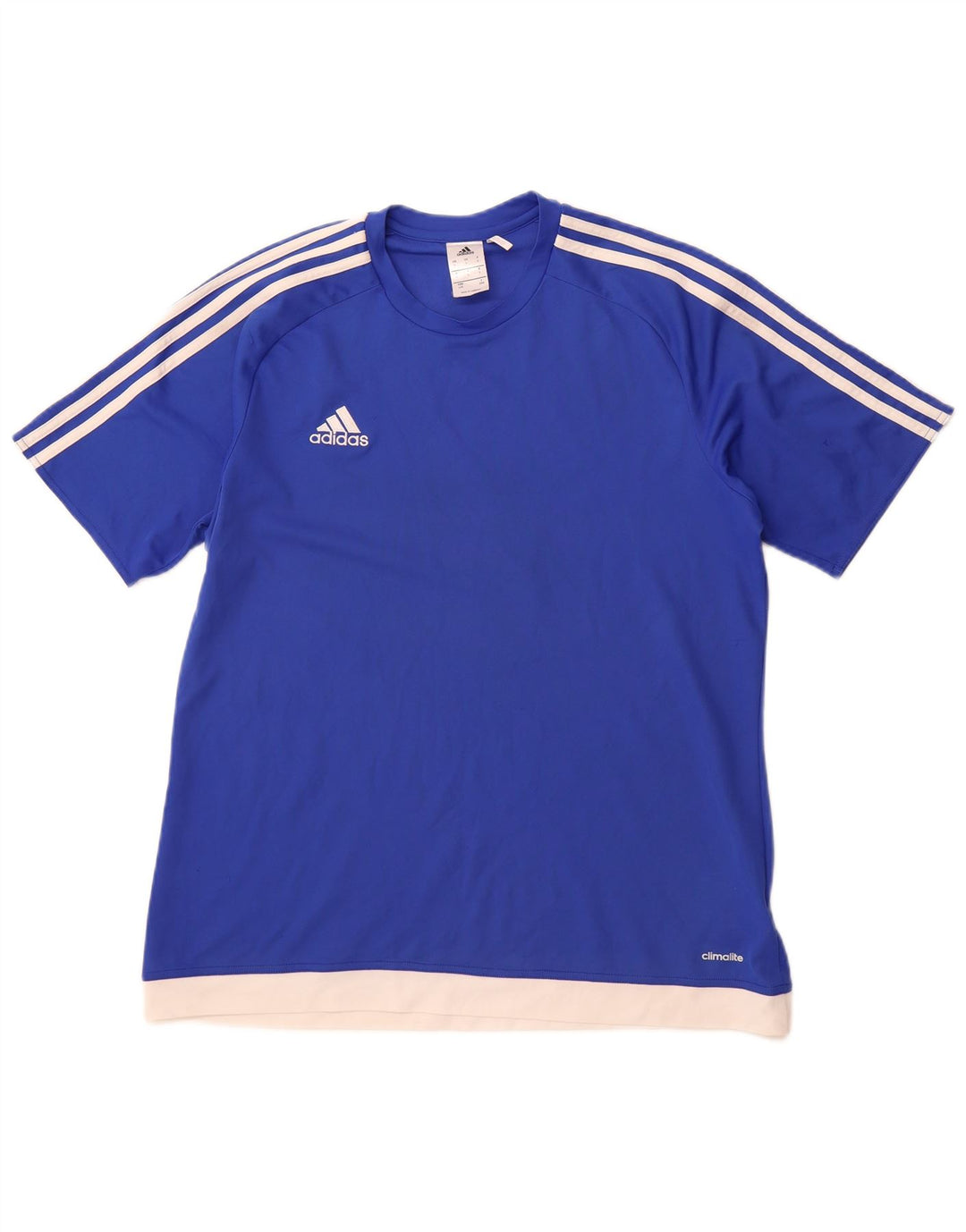 Мужская футболка ADIDAS Climalite, большой синий полиэстер