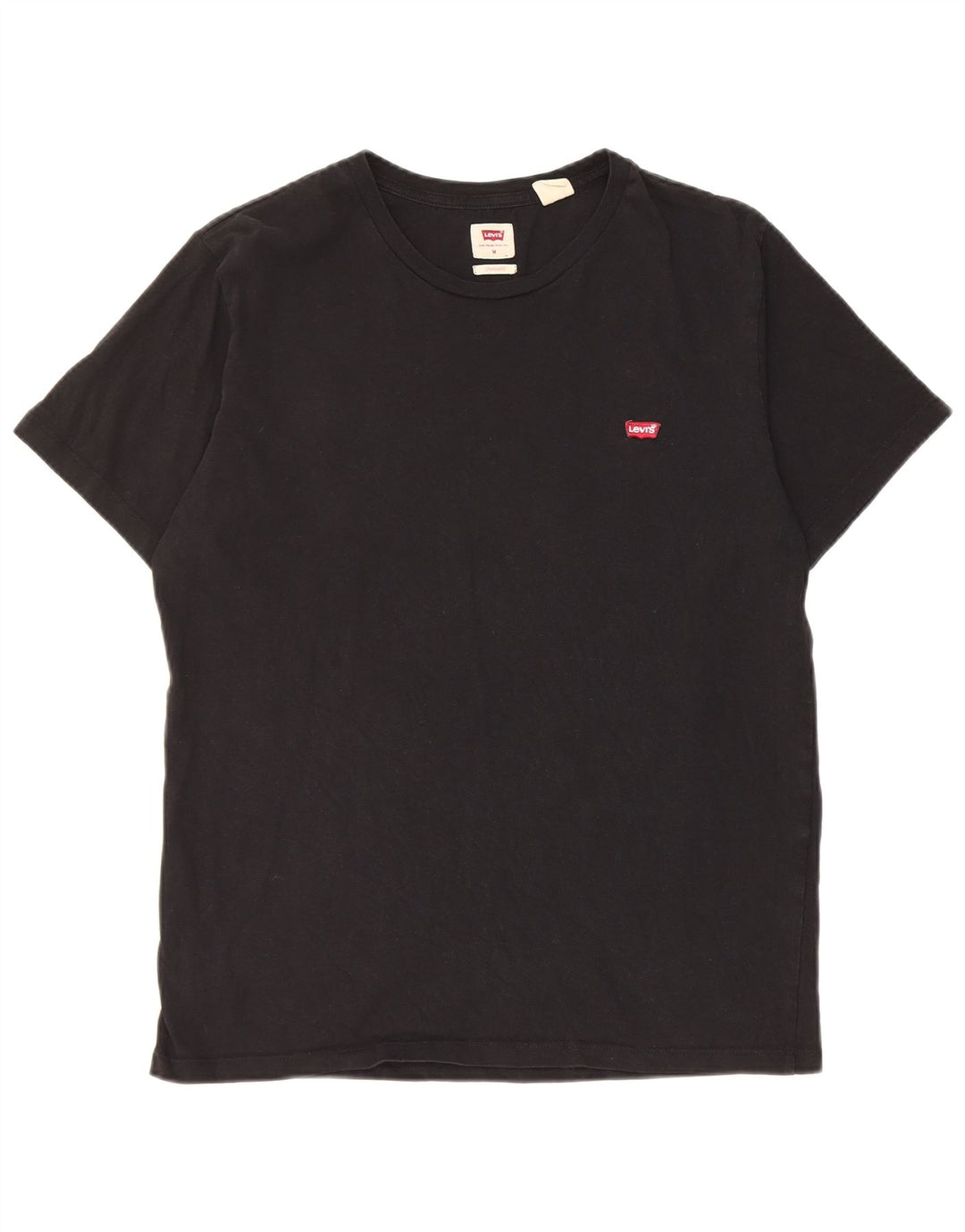 Мужская футболка Levi's Standard из хлопка среднего размера, черная
