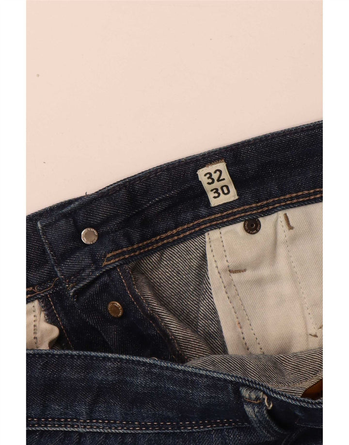 Мужские прямые джинсы Jack & Jones W32 L30 синие, хлопок