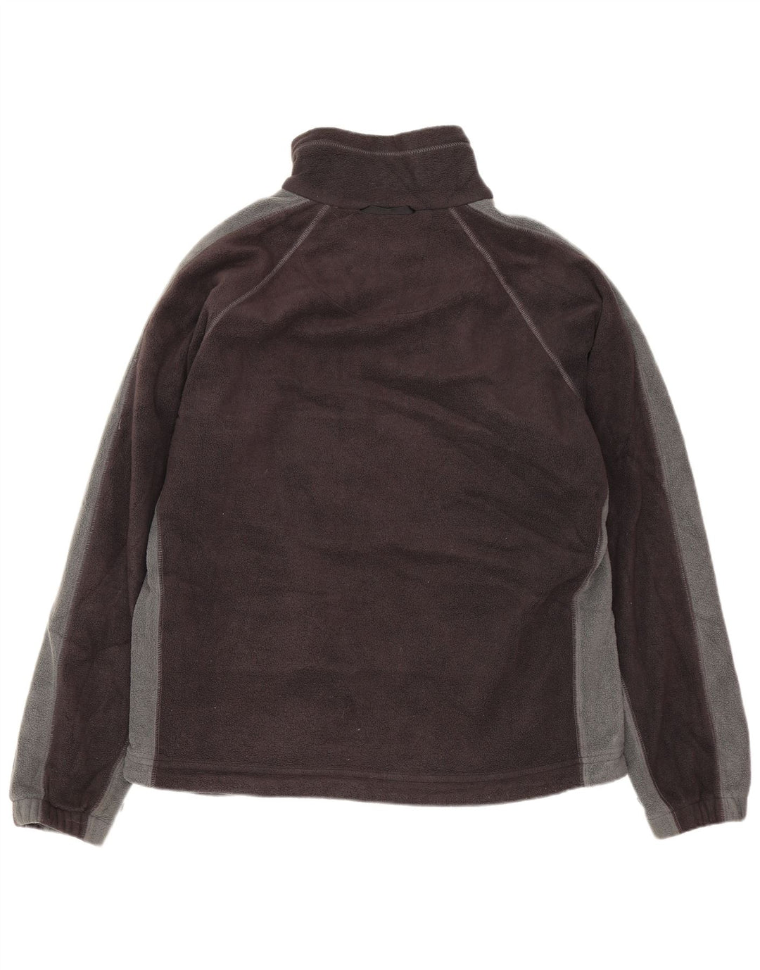 Мужская флисовая куртка COLUMBIA Interchange UK 38, средний черный цвет с цветными блоками