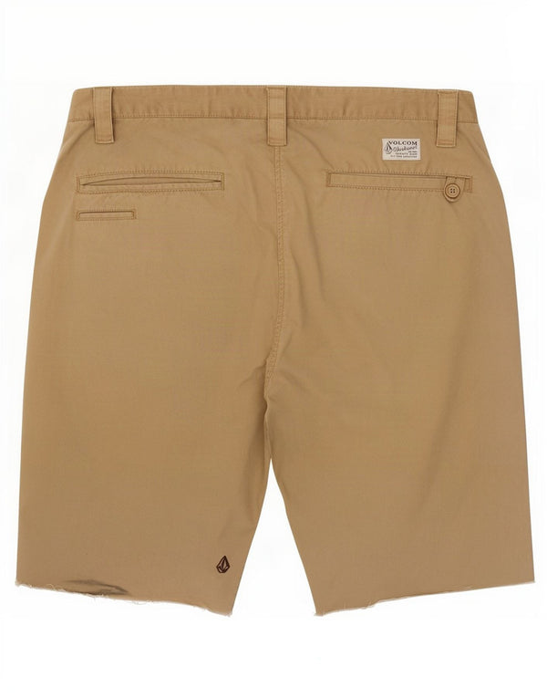 Мужские шорты-чиносы Volcom W34, большие коричневые, хлопковые