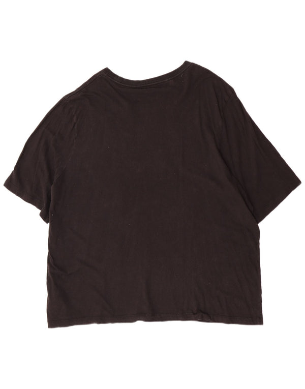 Мужская футболка с рисунком Puma 4XL, черный хлопок