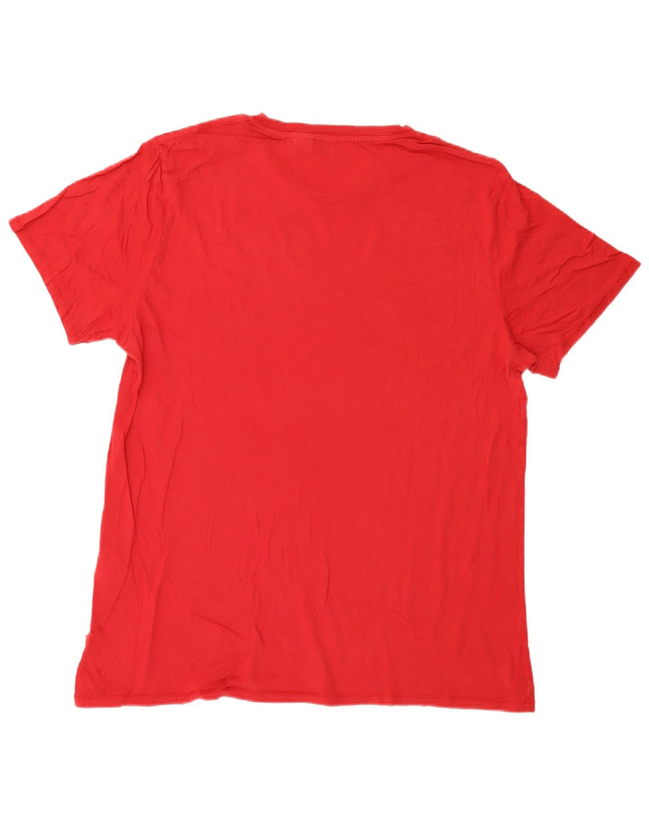 Мужская футболка с рисунком Levi's Top XL, красный хлопок