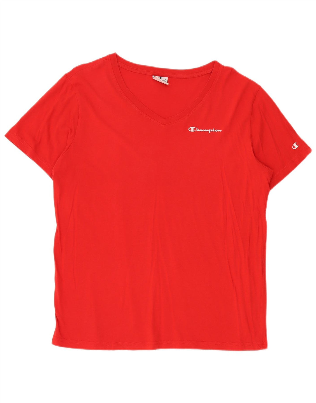 Женская футболка CHAMPION Top UK 20 2XL Красная